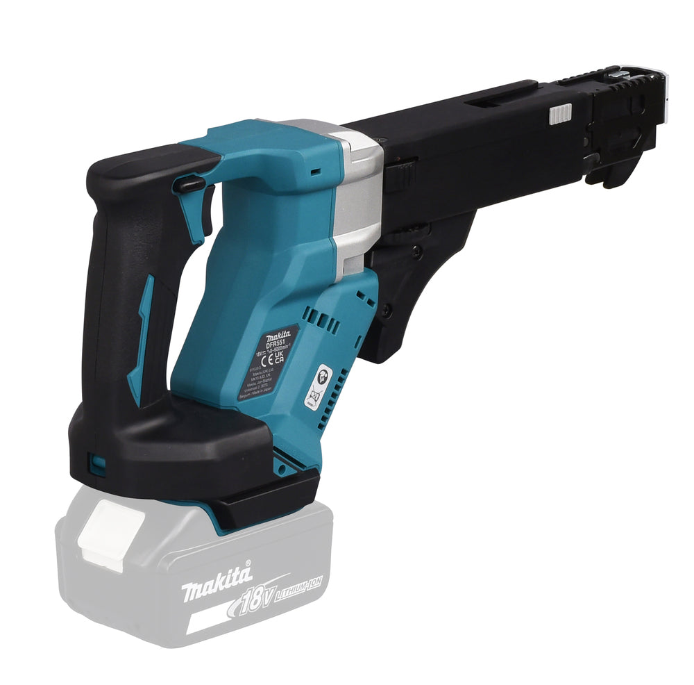 Makita Akku-Magazinschrauber 18V | Brushless mit Push-Drive & XPT für Schrauben 25–55 mm - DFR551Z