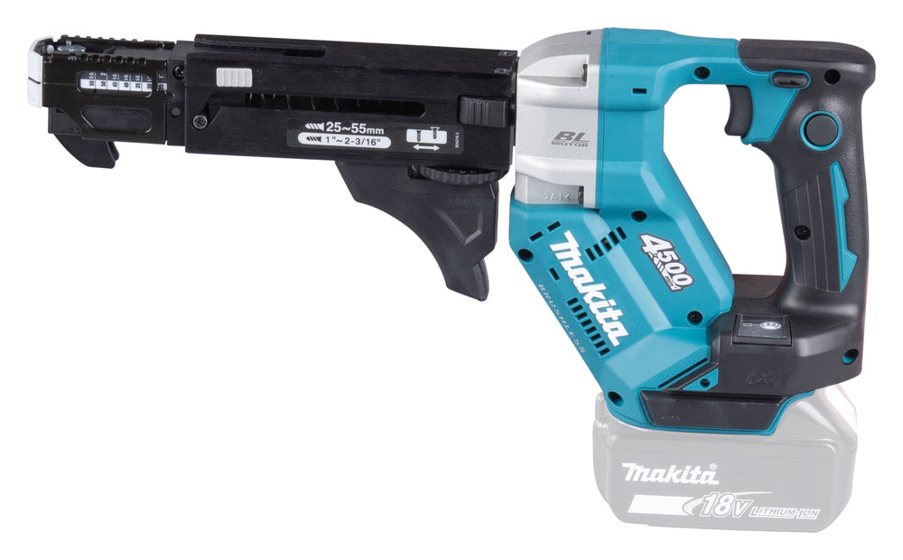 Makita Akku-Magazinschrauber 18V | Brushless mit Push-Drive für Schrauben 25–55 mm - DFR552Z