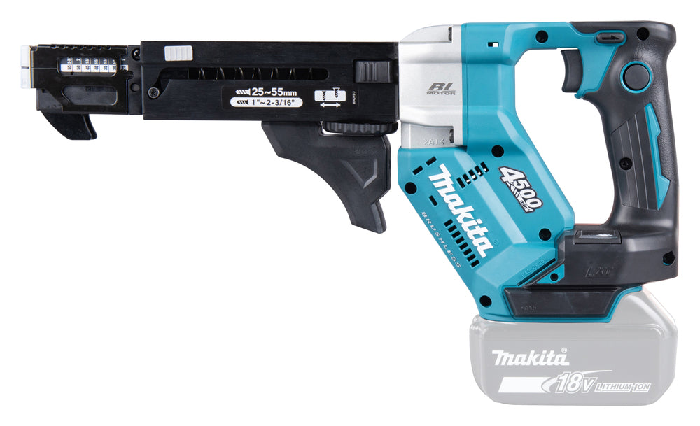 Makita Akku-Magazinschrauber 18V | Brushless mit Push-Drive für Schrauben 25–55 mm - DFR552Z