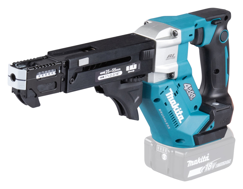 Makita Akku-Magazinschrauber 18V | Brushless mit Push-Drive für Schrauben 25–55 mm - DFR552Z