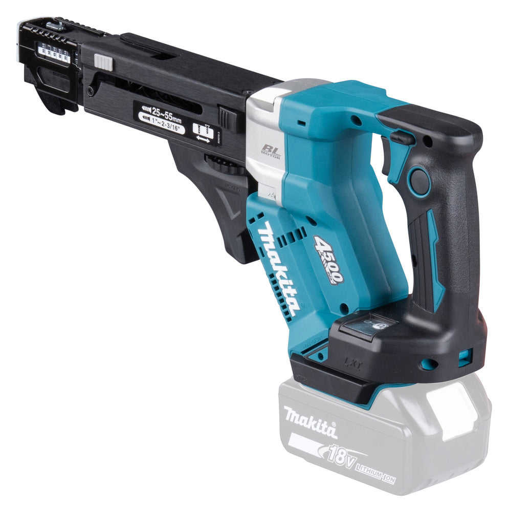 Makita Akku-Magazinschrauber 18V | Brushless mit Push-Drive für Schrauben 25–55 mm - DFR552Z