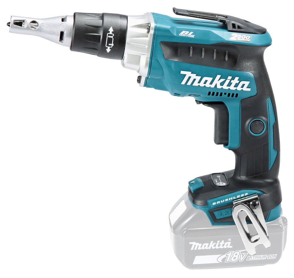 Makita Akku-Schnellbauschrauber 18V | Brushless mit Push&Drive-Technologie & LED - DFS250Z