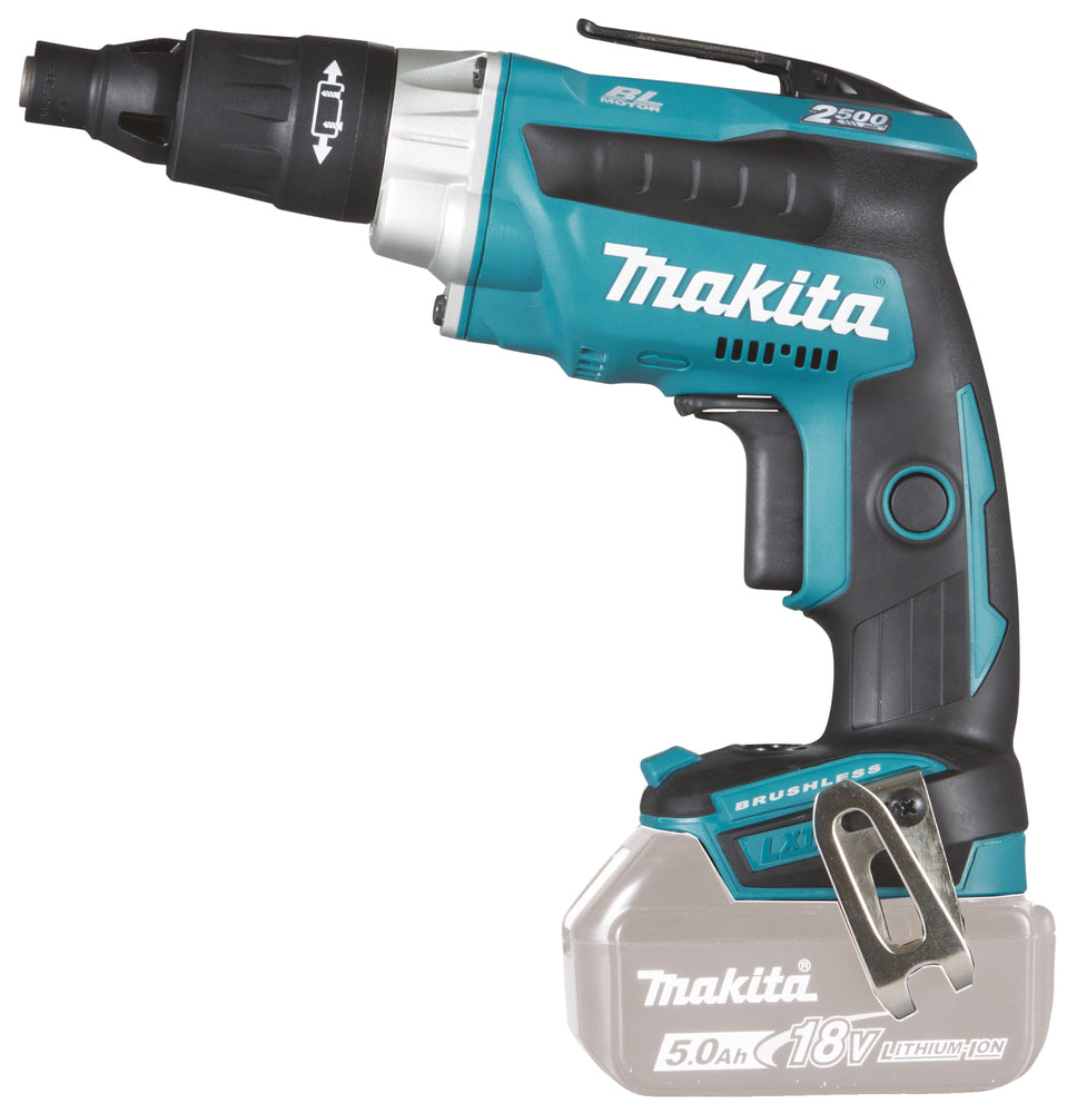 Makita Akku-Schnellbauschrauber 18V | Brushless mit Push&Drive-Technologie & LED - DFS251Z