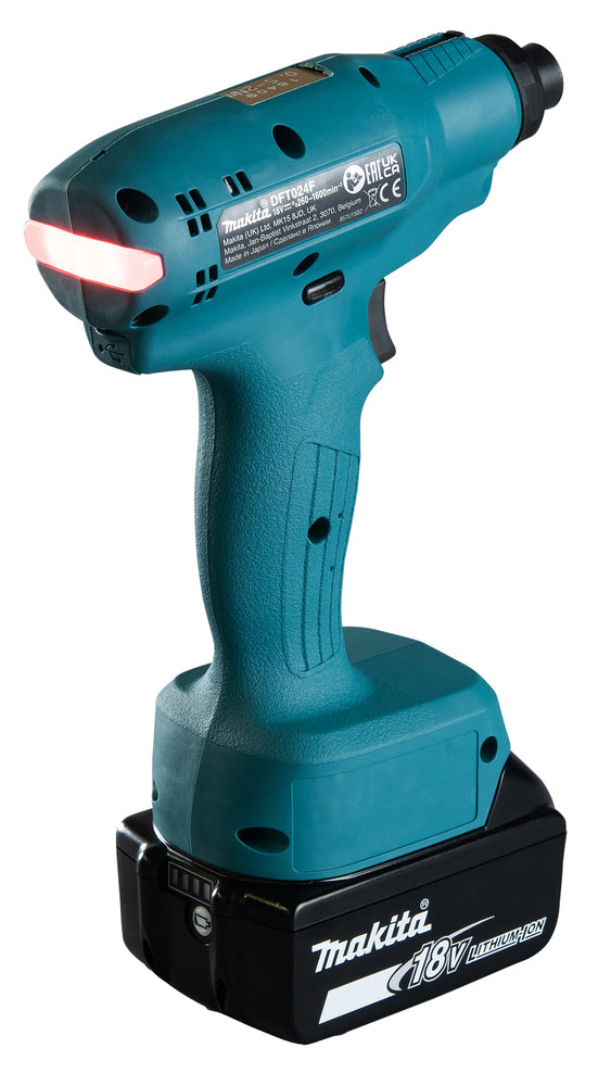 Makita Akku-Abschaltschrauber 18V | Brushless mit 7-stufiger Geschwindigkeit & LED - DFT024FMZ
