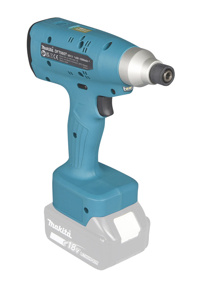 Makita Akku-Abschaltschrauber 18V | Brushless mit App-Steuerung, 8 Programmen & Display - DFT060TMZ