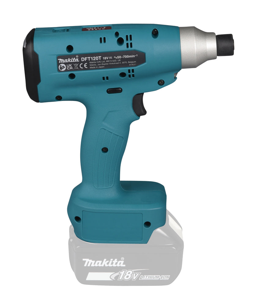 Makita Akku-Abschaltschrauber 18V | Brushless mit App-Steuerung & Display - DFT120TMZ