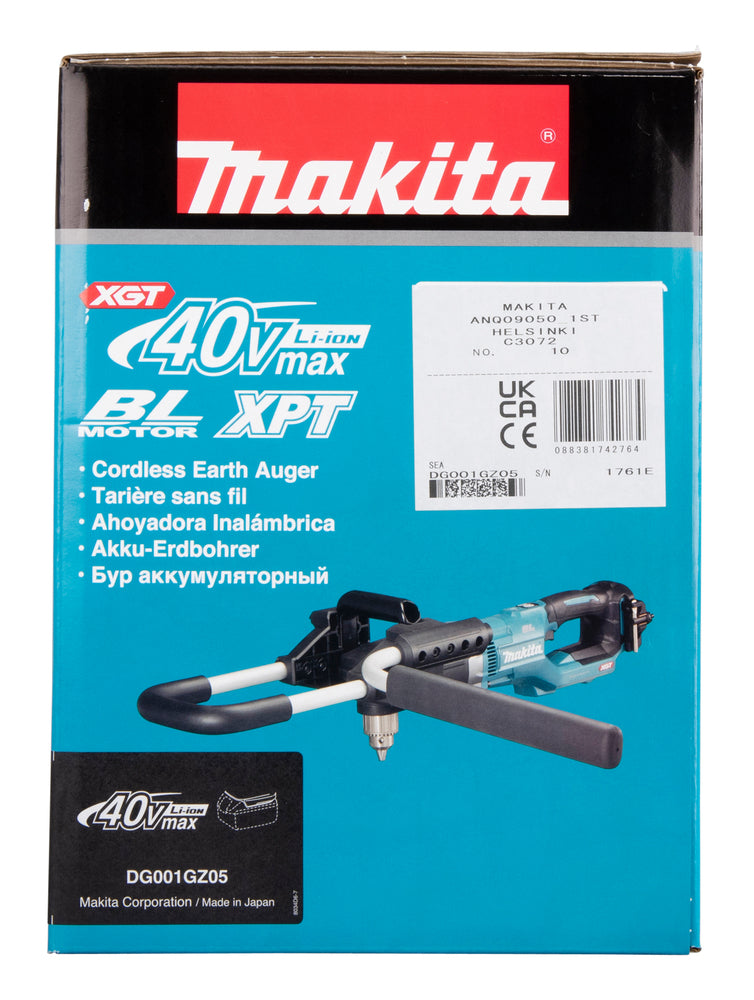 Makita Akku-Erdbohrer 18V | 136 Nm | Brushless mit Rückwärtslauf & XPT - DG001GZ05