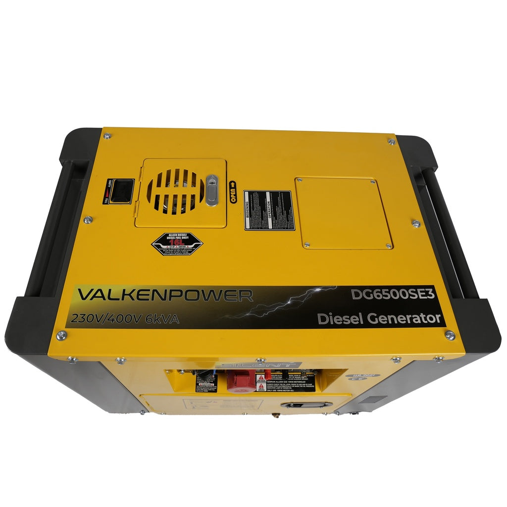 Valkenpower Dieselgenerator 5 kW Silent – VA-DG6500SE3A