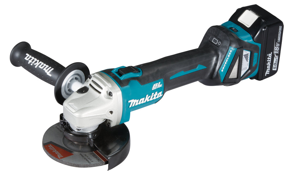 Makita Akku-Winkelschleifer 18V | 125 mm | Brushless mit AFT, ADT & XPT - DGA511RTJ