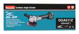 Makita Akku-Winkelschleifer 18V | 125 mm | Brushless mit AFT, ADT & XPT - DGA511Z