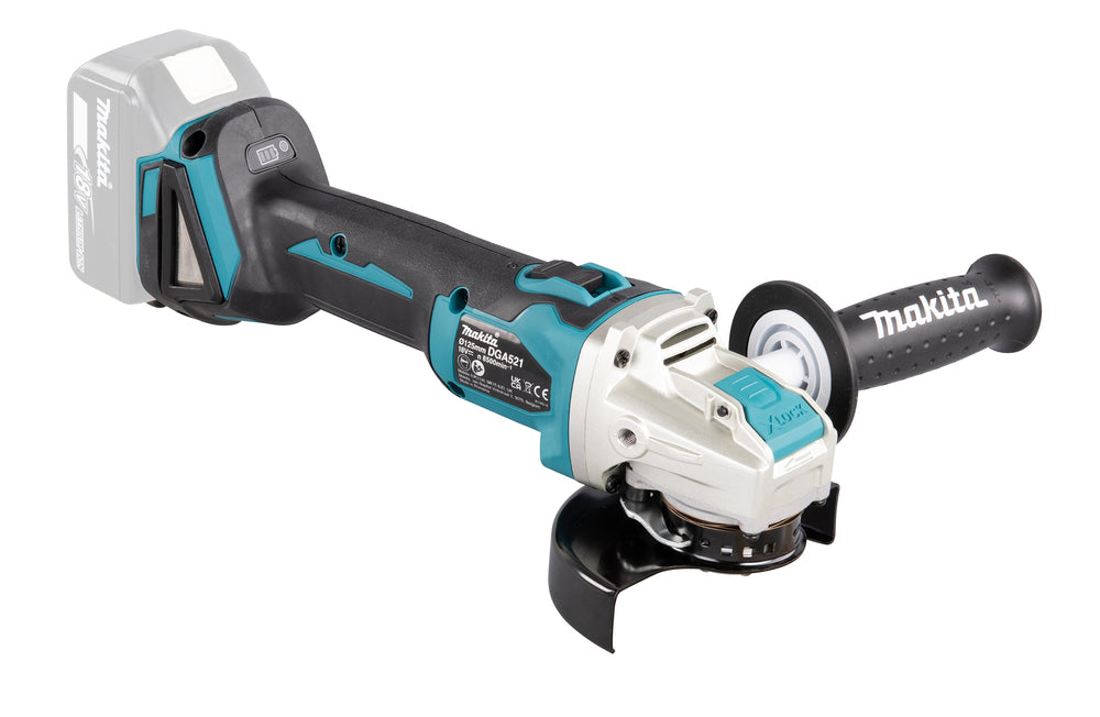 Makita Akku-Winkelschleifer 18V | 125 mm | X-LOCK - DGA521ZX1
