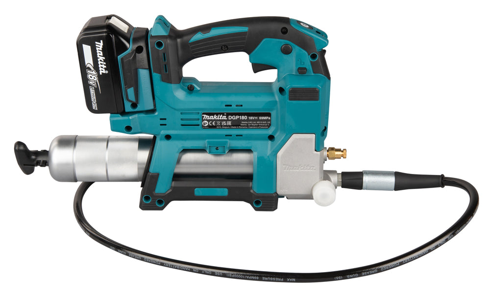Makita Akku-Fettpresse – sauberes und effizientes Abschmieren - DGP180RT