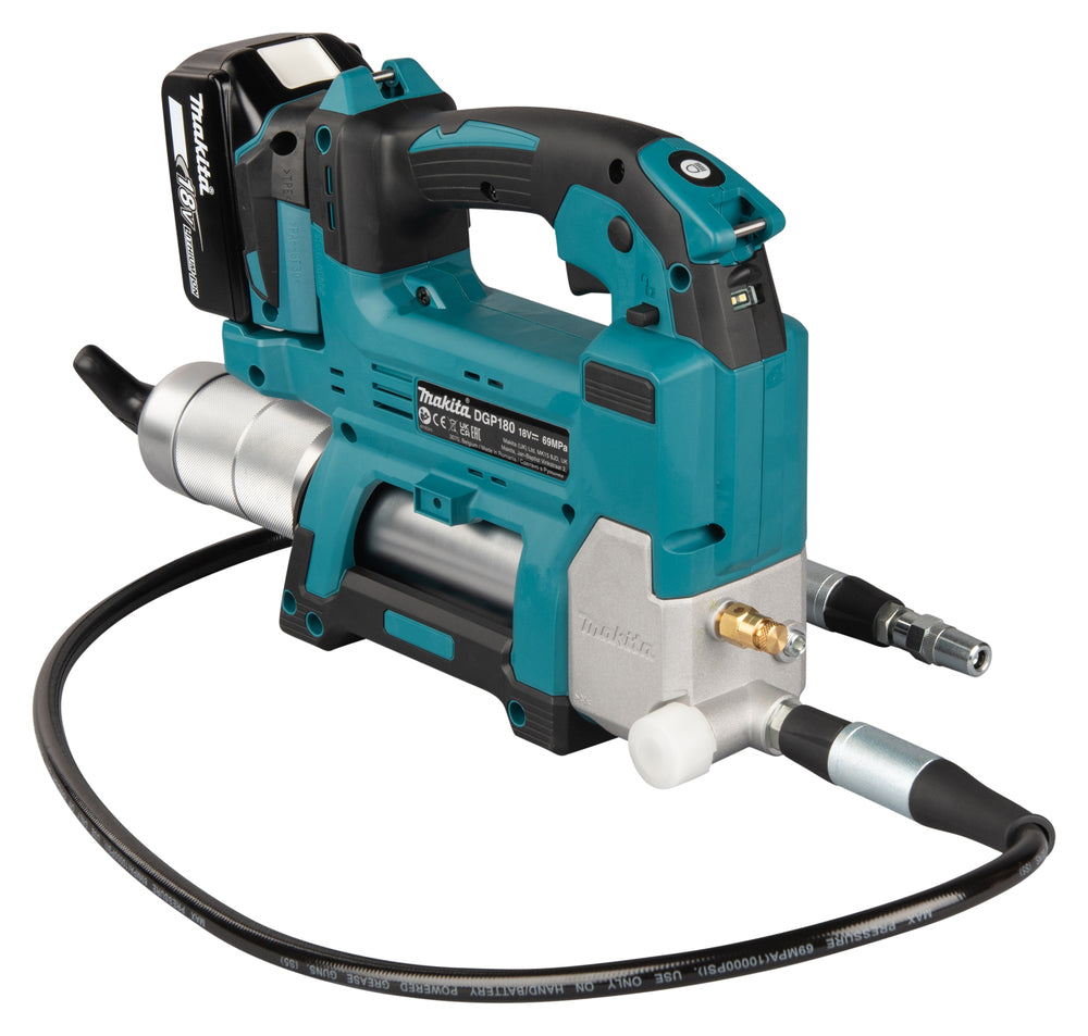 Makita Akku-Fettpresse – sauberes und effizientes Abschmieren - DGP180RT