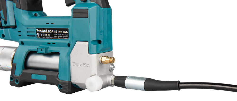 Makita Akku-Fettpresse – sauberes und effizientes Abschmieren - DGP180RT