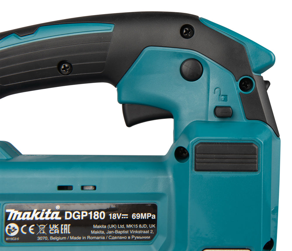 Makita Akku-Fettpresse – sauberes und effizientes Abschmieren - DGP180RT