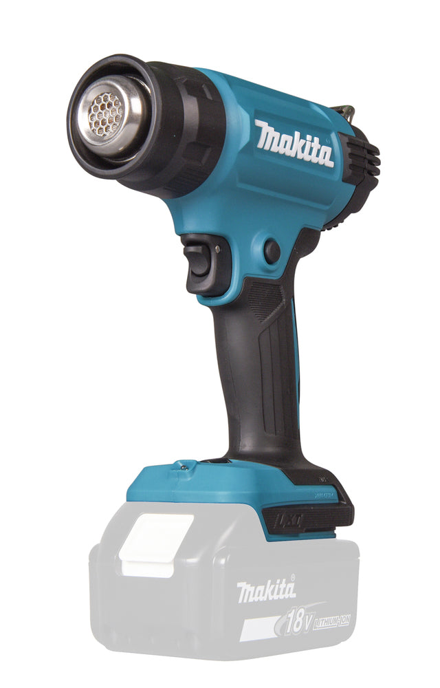 Makita Akku-Heißluftgebläse – stufenlose Temperatureinstellung, LED & Schnellwechselsystem - DHG181ZK