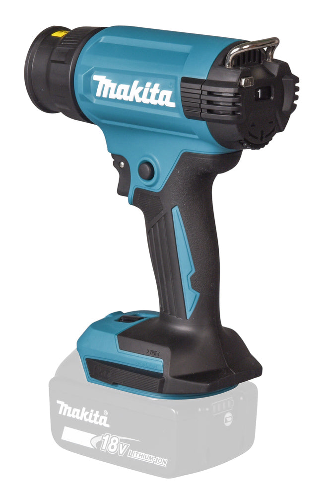 Makita Akku-Heißluftgebläse – stufenlose Temperatureinstellung, LED & Schnellwechselsystem - DHG181ZK