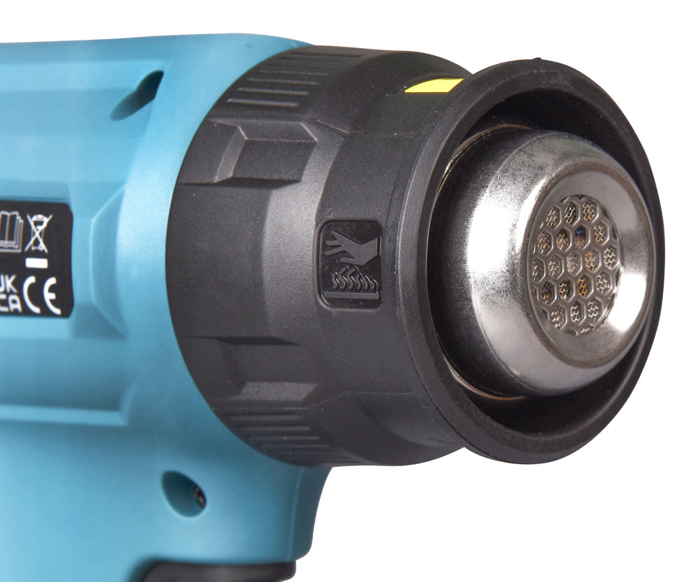 Makita Akku-Heißluftgebläse – stufenlose Temperatureinstellung, LED & Schnellwechselsystem - DHG181ZK