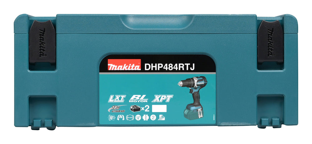 Makita Akku-Schlagbohrschrauber – 18V, 65 Nm Drehmoment, bürstenlos & robust - DHP484RTJ