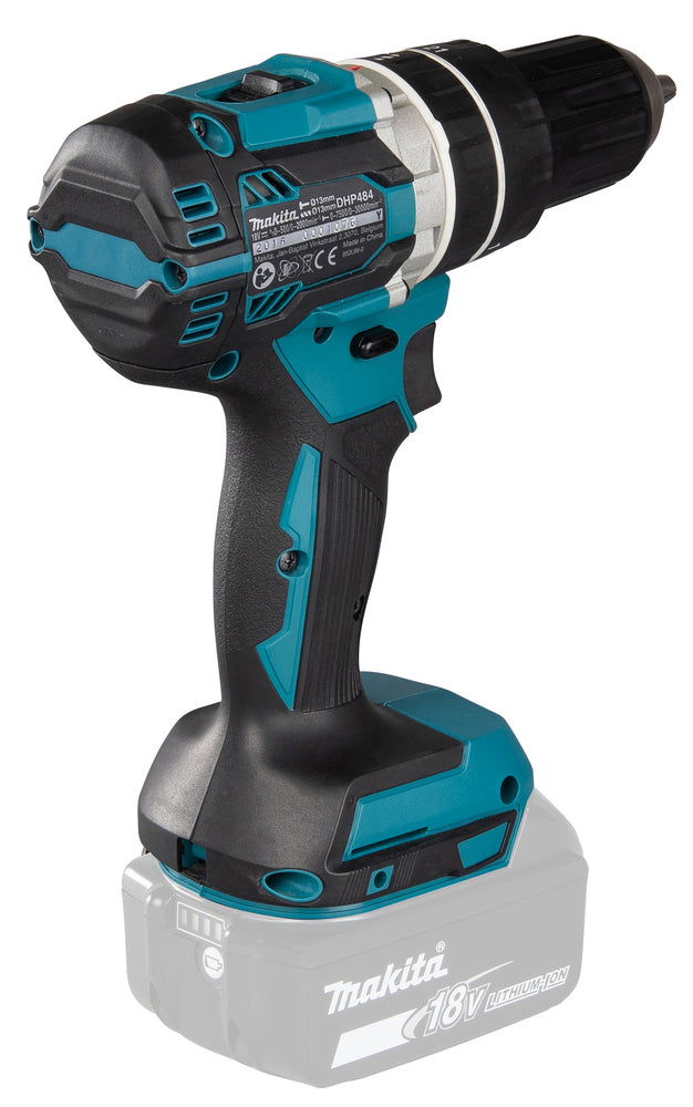 Makita Akku-Schlagbohrschrauber – 18V, 65 Nm Drehmoment, bürstenlos & kompakt - DHP484Z