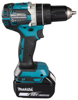 Makita Akku-Schlagbohrschrauber – 18V, 65 Nm Drehmoment, bürstenlos & robust - DHP484RTJ