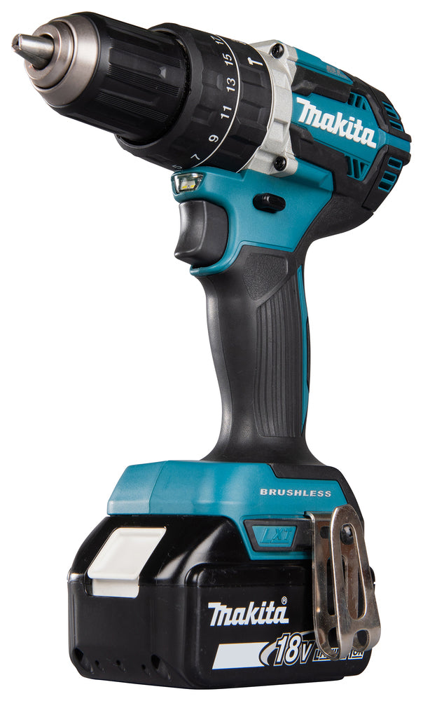 Makita Akku-Schlagbohrschrauber – 18V, 65 Nm Drehmoment, bürstenlos & robust - DHP484RTJ