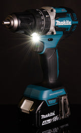 Makita Akku-Schlagbohrschrauber – 18V, 65 Nm Drehmoment, bürstenlos & robust - DHP484RTJ