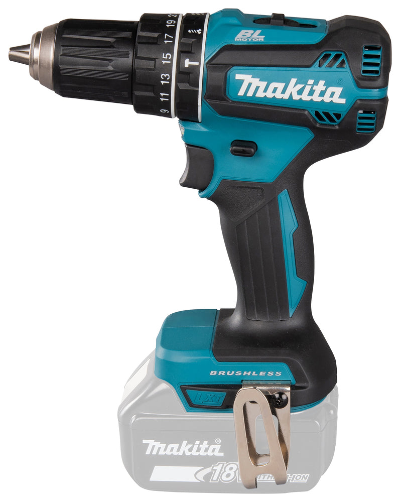 Makita Akku-Schlagbohrschrauber – 18V, 60 Nm Drehmoment, bürstenlos & mit Vollmetallgetriebe - DHP485Z