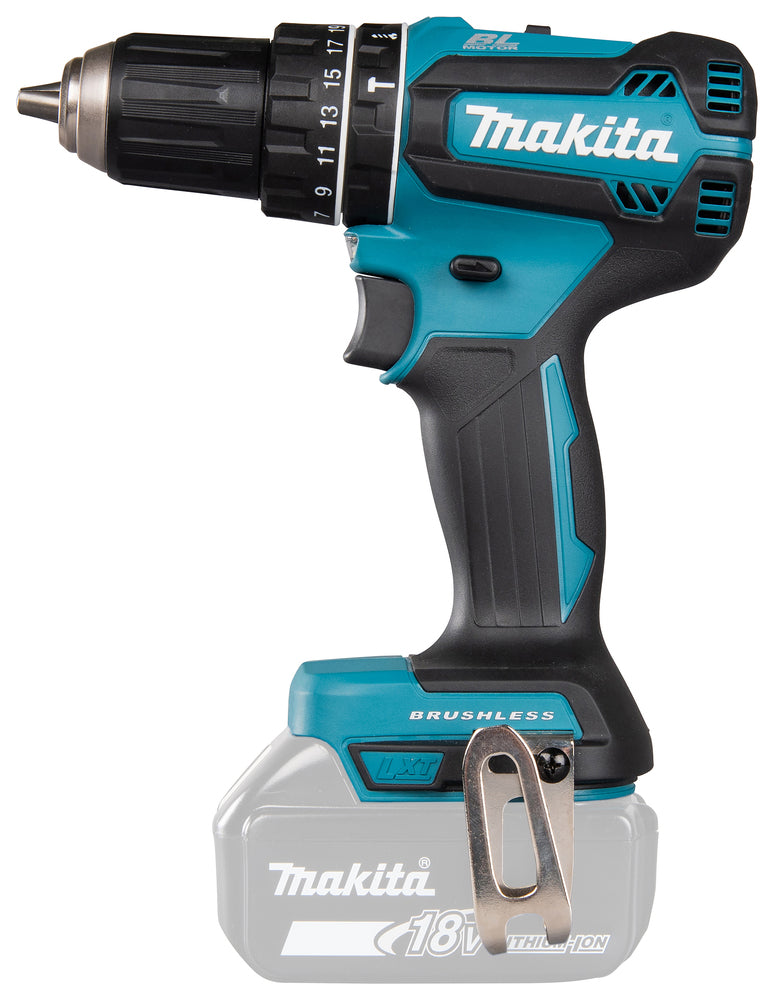 Makita Akku-Schlagbohrschrauber – 18V, 60 Nm Drehmoment, bürstenlos & mit Vollmetallgetriebe - DHP485Z