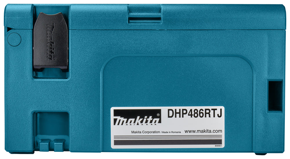 Makita Akku-Schlagbohrschrauber – 18V, 141 Nm Drehmoment, bürstenlos & Profi-Ausführung - DHP486RTJ