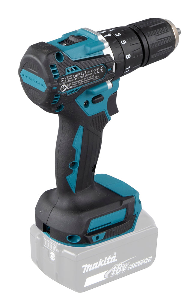 Makita Akku-Schlagbohrschrauber – 18V, kompakt & mit ergonomisch verbessertem Handgriff - DHP487Z