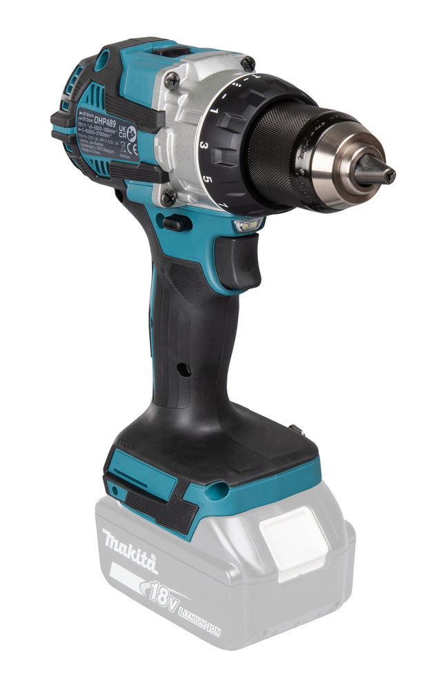 Makita Akku-Schlagbohrschrauber – 18V, 110 Nm Drehmoment, bürstenlos & kompakt - DHP489Z