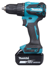 Makita Akku-Schlagbohrschrauber – 18V, 65 Nm Drehmoment, mit 2-Gang-Vollmetallgetriebe - DHP490RFX3