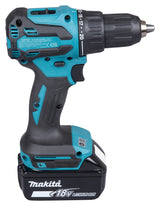 Makita Akku-Schlagbohrschrauber – 18V, 65 Nm Drehmoment, mit 2-Gang-Vollmetallgetriebe - DHP490RFX3