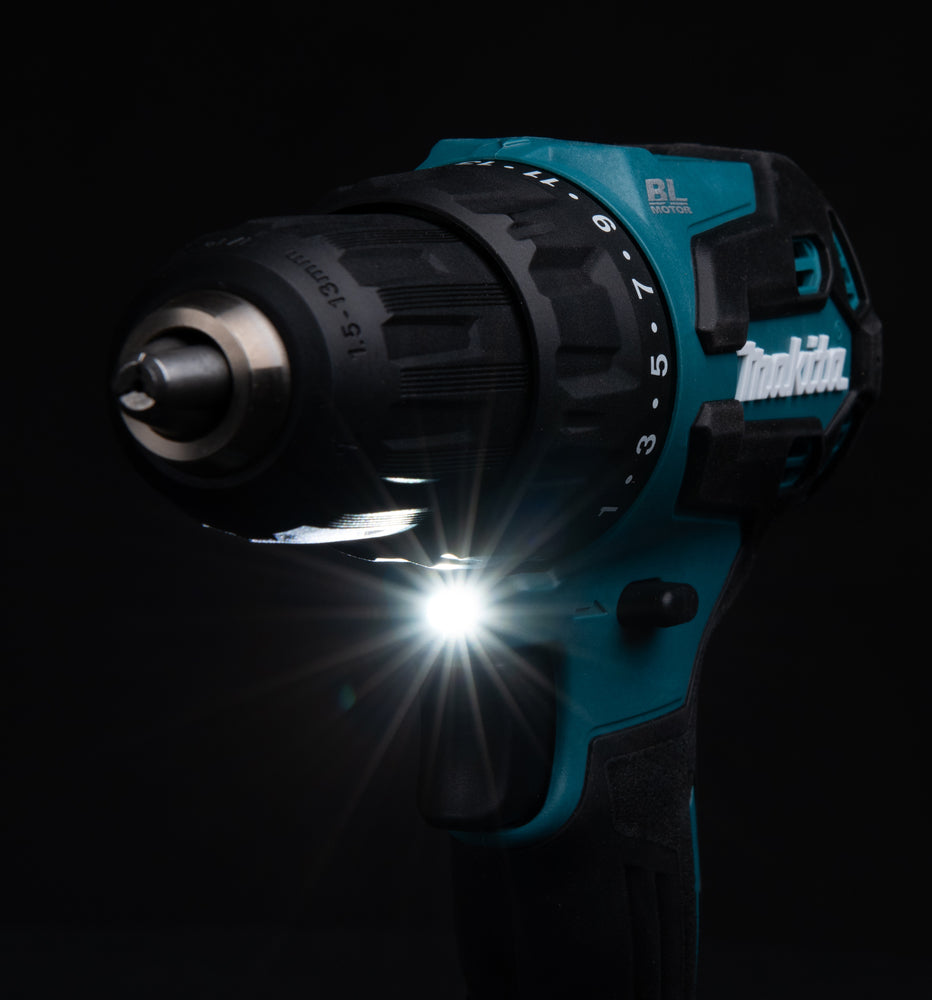 Makita Akku-Schlagbohrschrauber – 18V, 65 Nm Drehmoment, mit 2-Gang-Vollmetallgetriebe - DHP490Z