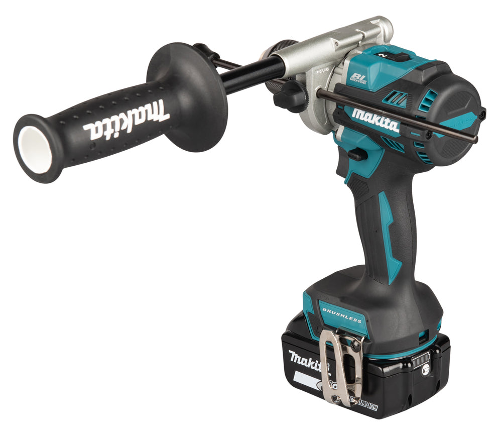 Makita Akku-Schlagbohrschrauber – 18V, 141 Nm, bürstenlos & mit Metall-Bohrfutter - DHP492RTJ