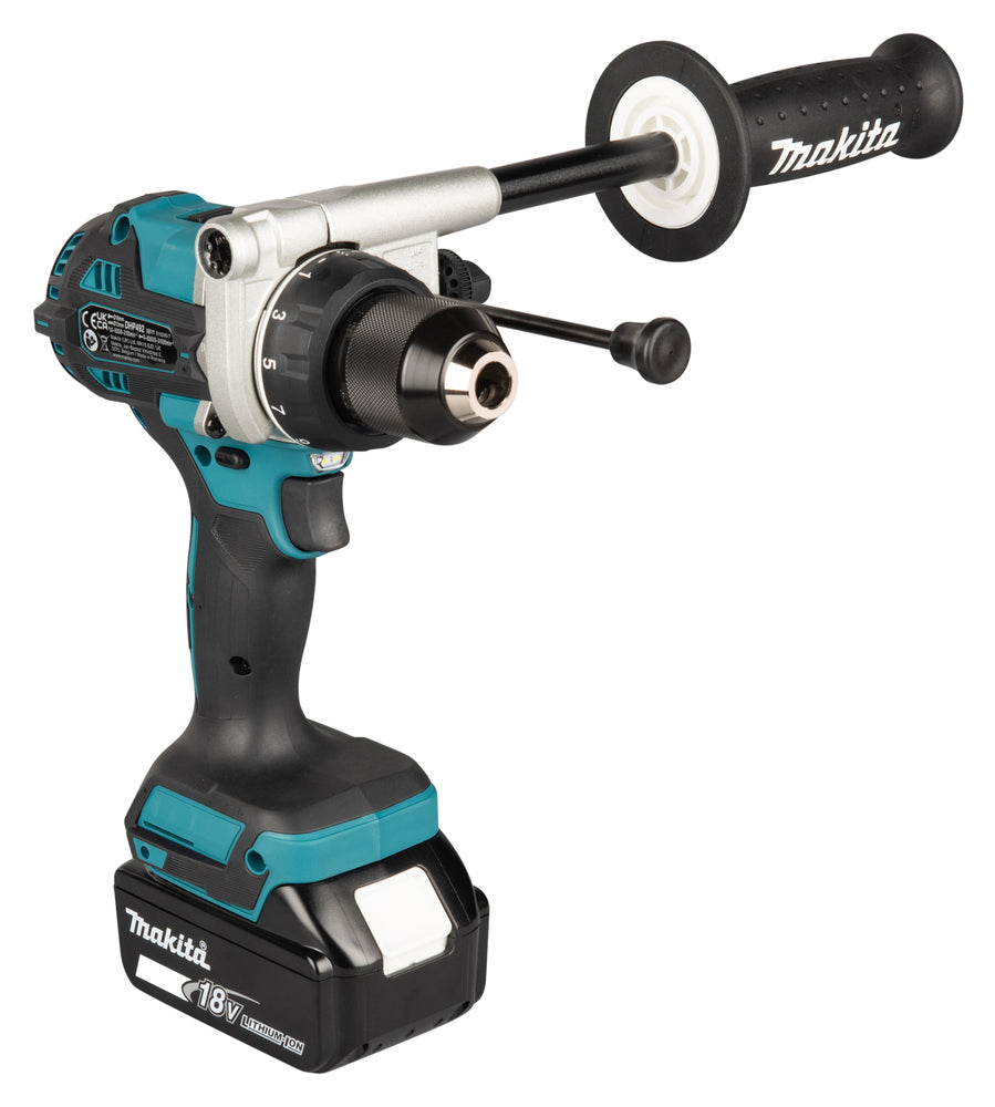 Makita Akku-Schlagbohrschrauber – 18V, 141 Nm, bürstenlos & mit Metall-Bohrfutter - DHP492RTJ