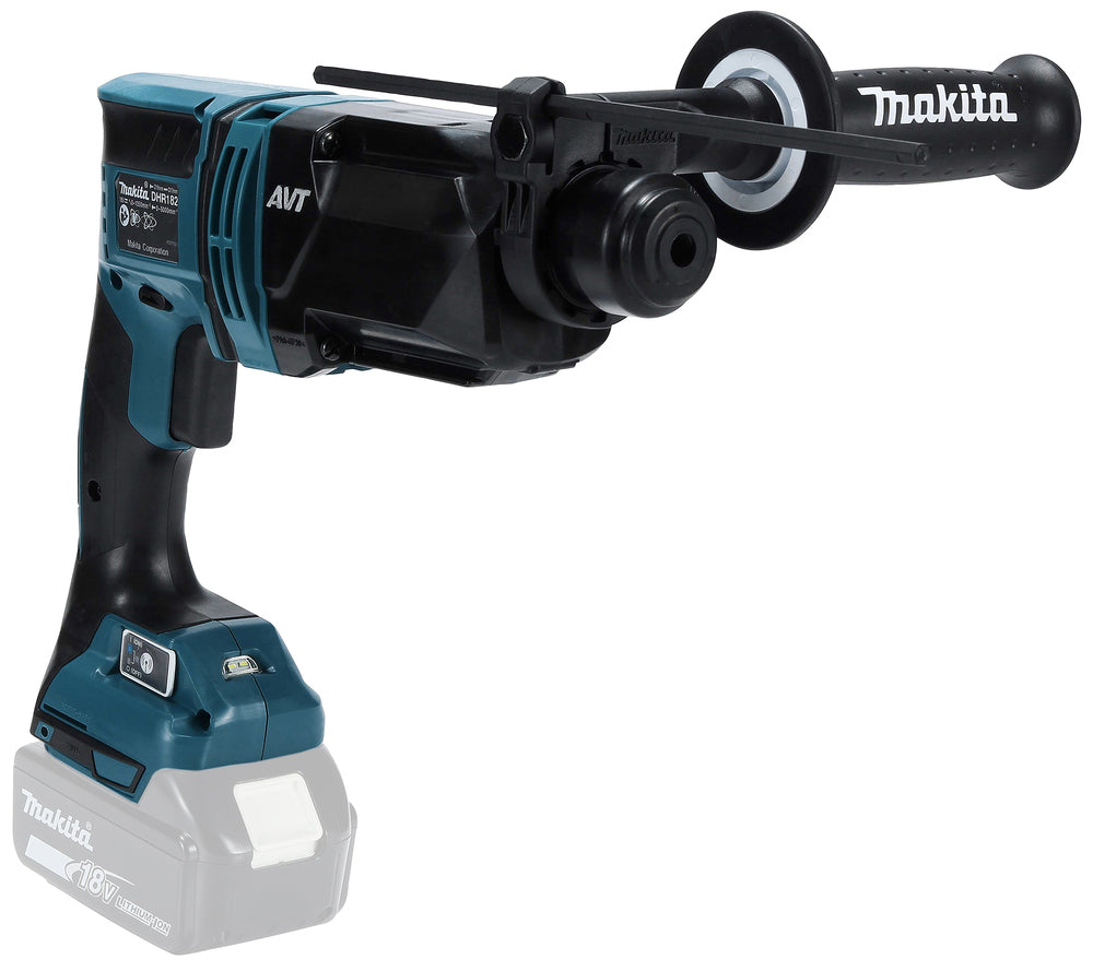 Makita Akku-Kombihammer SDS-PLUS – 18V, 1,7 J Schlagstärke, mit AWS & AVT - DHR182ZU