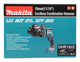 Makita Akku-Kombihammer SDS-PLUS – 18V, 1,7 J Schlagstärke, mit AWS & AVT - DHR182Z