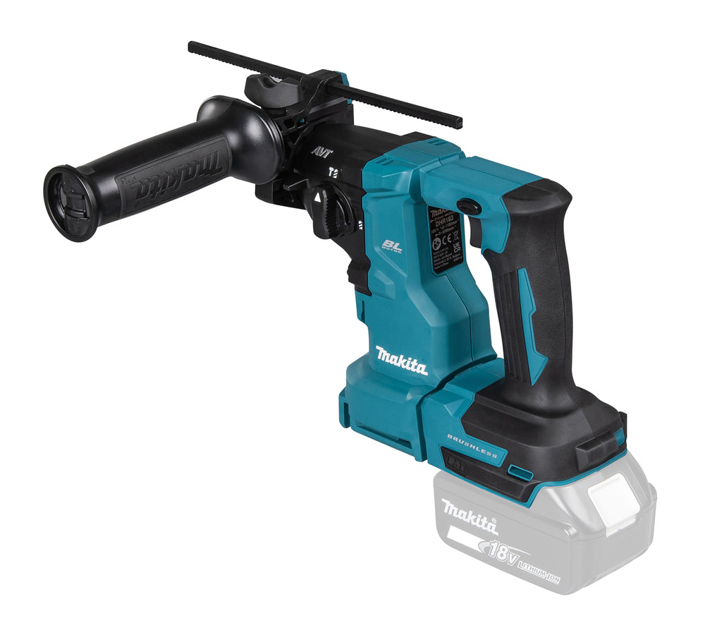Makita Akku-Bohrhammer SDS-PLUS – 18V, 1,7 J Schlagstärke, bürstenlos & mit XPT - DHR183Z