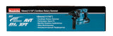 Makita Akku-Bohrhammer SDS-PLUS – 18V, 1,7 J Schlagstärke, bürstenlos & mit XPT - DHR183Z