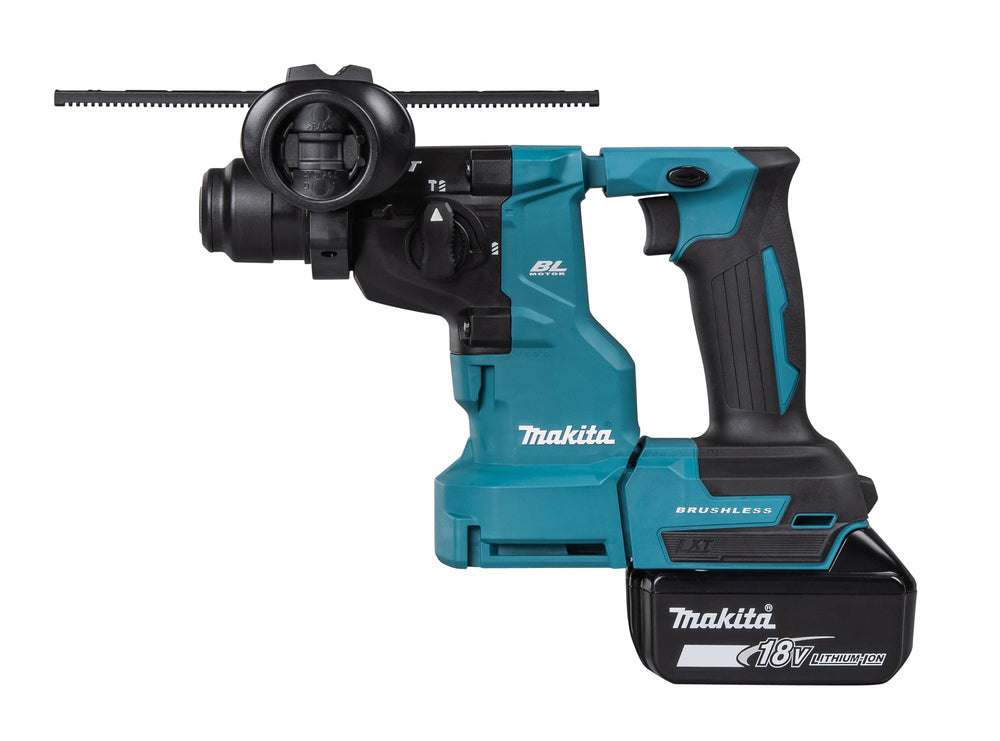 Makita Akku-Bohrhammer SDS-PLUS – 18V, 1,7 J Schlagstärke, bürstenlos & mit XPT - DHR183RTWJ
