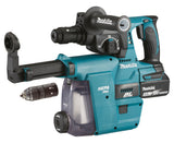 Makita Akku-Kombihammer SDS-PLUS – 18V, 2,0 J Schlagstärke, mit Rutschkupplung & Staubabsaugung - DHR243RTJW