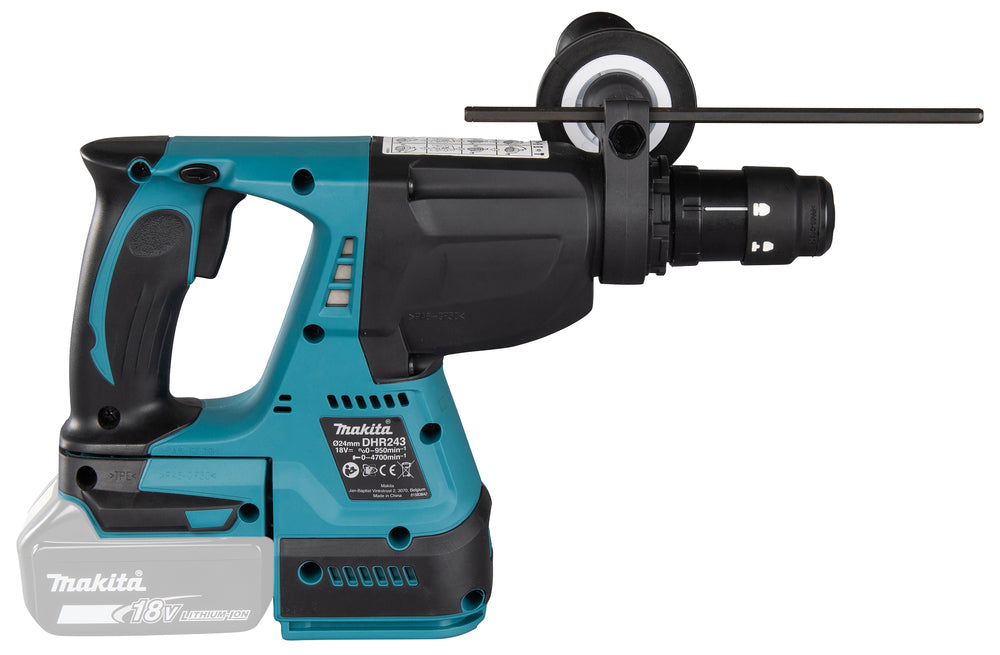 Makita Akku-Kombihammer SDS-PLUS – 18V, 2,0 J Schlagstärke, mit Rutschkupplung - DHR243Z
