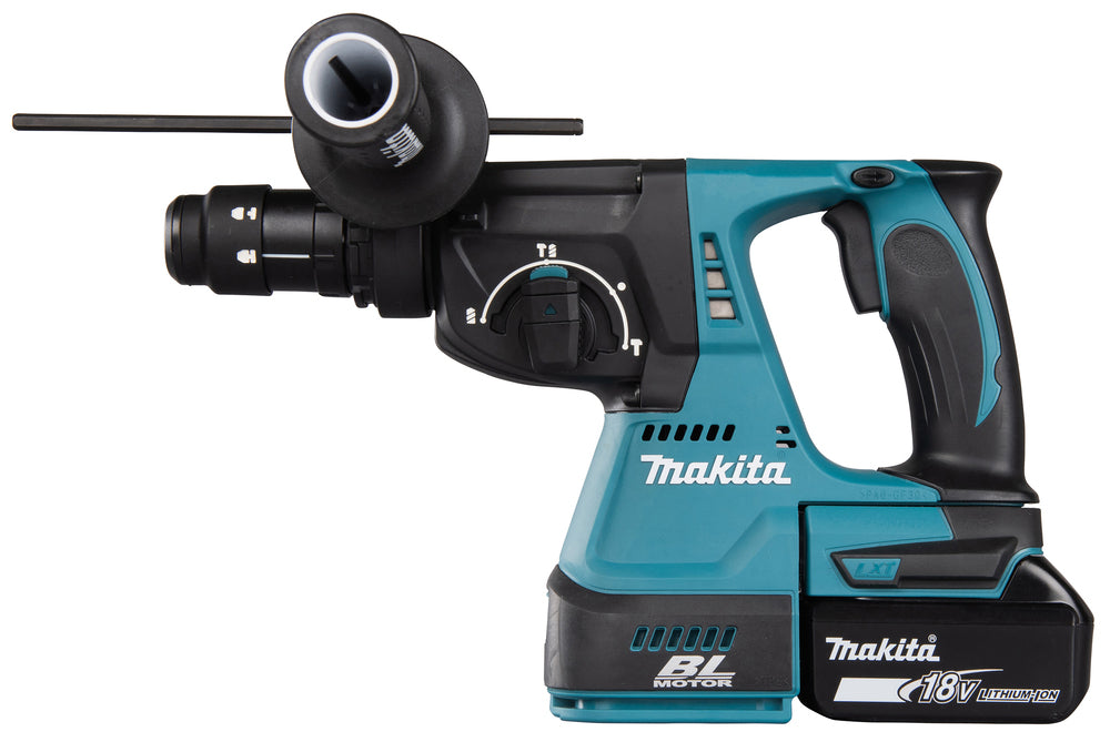 Makita Akku-Kombihammer SDS-PLUS – 18V, 2,0 J Schlagstärke, mit Rutschkupplung - DHR243RT3J