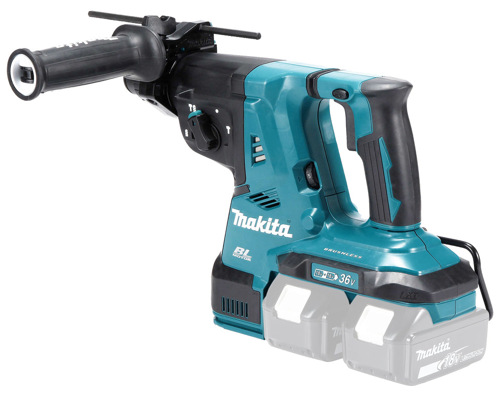 Makita Akku-Kombihammer SDS-PLUS – 36V (2x18V), 2,8 J Schlagstärke, mit Rutschkupplung - DHR280ZJ
