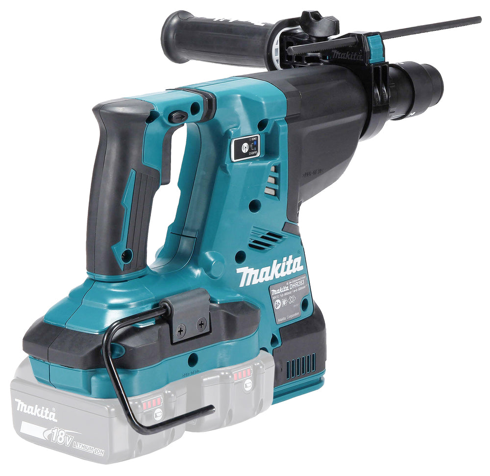 Makita Akku-Kombihammer SDS-PLUS – 36V (2x18V), 2,9 J Schlagstärke, mit AFT & Schnellwechselfutter - DHR283ZJU