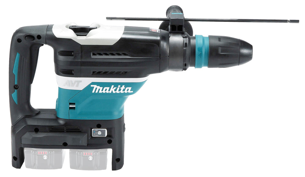 Makita Akku-Kombihammer SDS-MAX – 2x18V, 8,0 J Schlagstärke, mit AWS & AFT - DHR400ZKUN