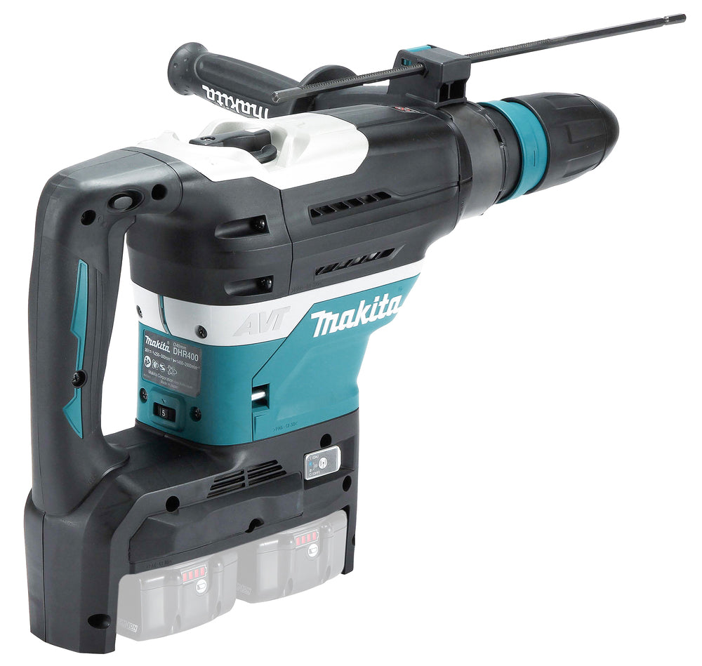 Makita Akku-Kombihammer SDS-MAX – 2x18V, 8,0 J Schlagstärke, mit AWS & AFT - DHR400ZKUN