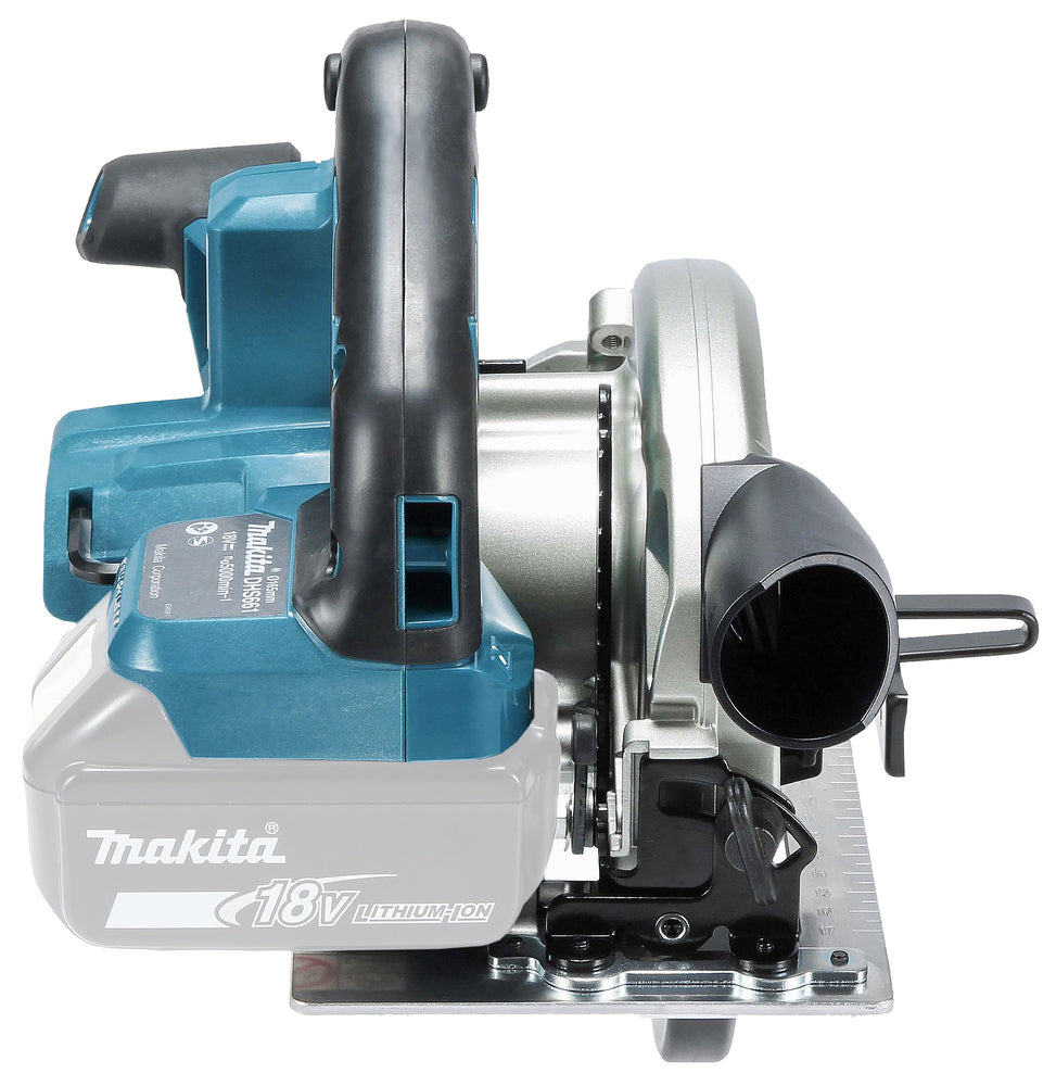Makita Akku-Handkreissäge 165 mm – 57 mm Schnitttiefe, ADT, AWS & LED - DHS661ZU